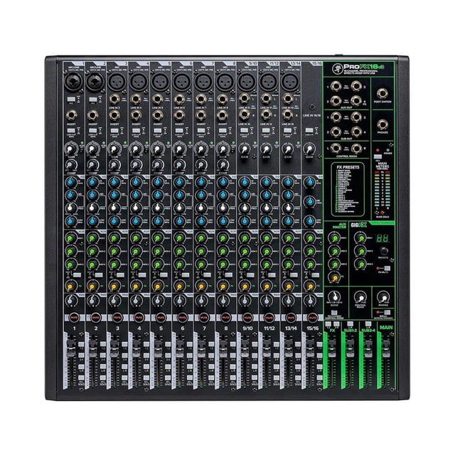 MACKIE Mezcladora Análoga 16 canales con FX y USB PROFX16V3 MACKIE MACKIE PROFX16V3