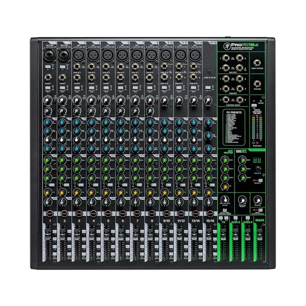 MACKIE Mezcladora Análoga 16 canales con FX y USB PROFX16V3 MACKIE MACKIE PROFX16V3