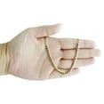 thumbnail image 7 of 10K Yellow Gold High Polish 5mm Monaco / Cuban Link Chain Statement Necklace 20", 7 of 7