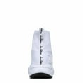 thumbnail image 4 of Sam Edelman Tara White Knit Stretch Slip On Sock Fitted Rounded Toe Sneakers (WHITE, 8), 4 of 6