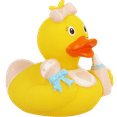 thumbnail image 3 of Baby Girl Pink Rubber Duck, 3 of 4