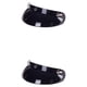 thumbnail image 2 of Viseras de casco de protección solar Yuarrent Negro brillante 2Conjunto, 2 of 6