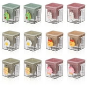 Hengguang 12PCS Pencil Sharpeners Manual, Colored Pencil Sharpeners, Two Hole Pencil Sharpener for Kids & Adults, Portable Pencil Sharpener for Travel School Office