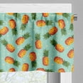 thumbnail image 5 of Ambesonne Retro Valance & Curtain, Vintage Beach Summer, 55"x45", Olive Green Seafoam, 5 of 6