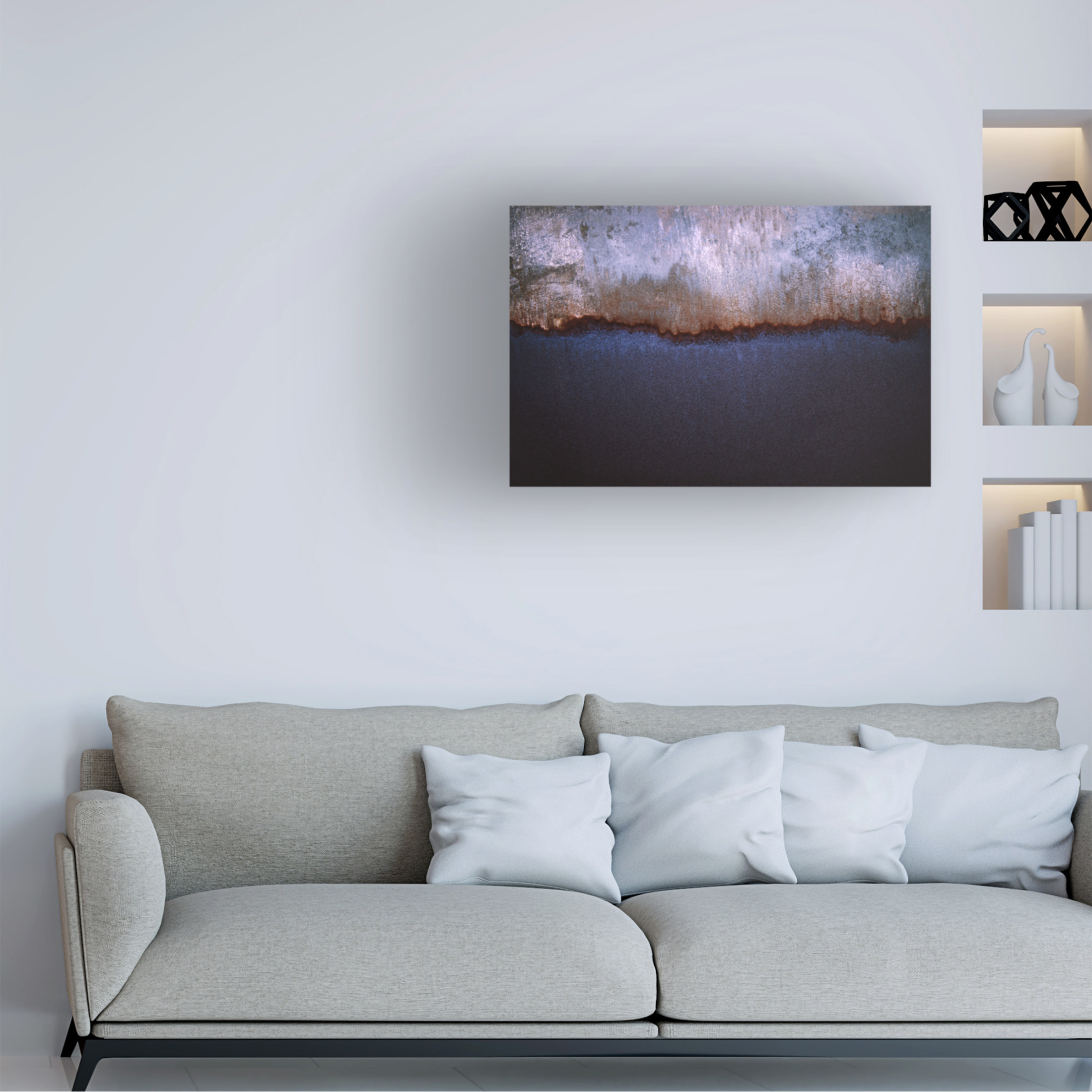Trademark Fine Art Tim Mossholder Rusty Metal Canvas Wall Art