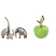 thumbnail image 1 of Escultura de elefante y figuras de cerámica, adorno para el hogar, estantería, mueble de TV, cafetería, sala de estudio, decoración de de arte c, 1 of 8