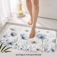 thumbnail image 3 of Blue Beige Spring Floral Door Mat&nbsp;Indoor Outdoor Entrance, Non Slip Rug for Kitchen Bathroom Entryway Rug, Summer Botanical Watercolor Washable Doormat Floor Mat for Office Home Decor 24x36 Inch, 3 of 8
