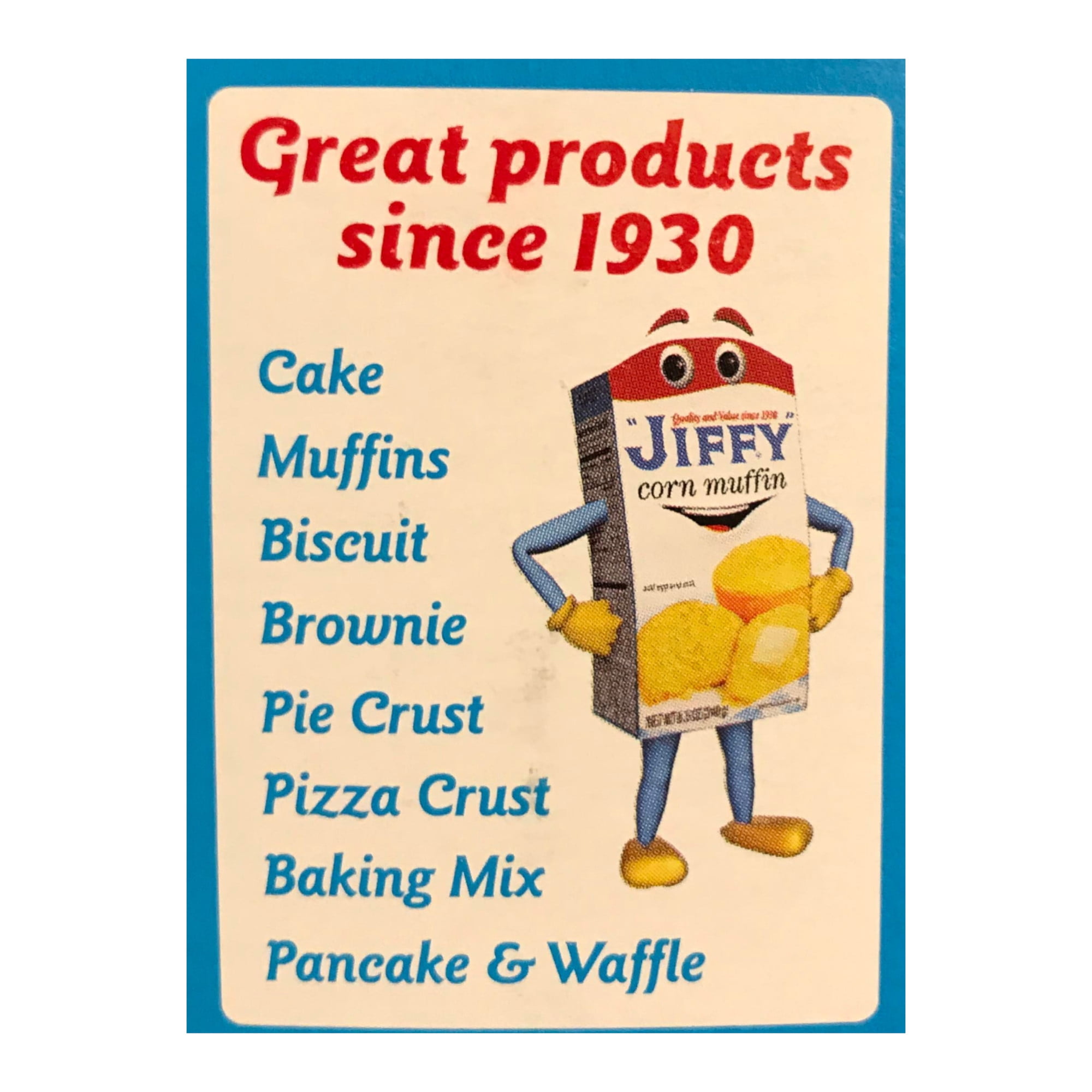 Jiffy Vegetarian Corn Muffin Cornbread Mix, 8.5 Ounce Boxes, 3 Pack