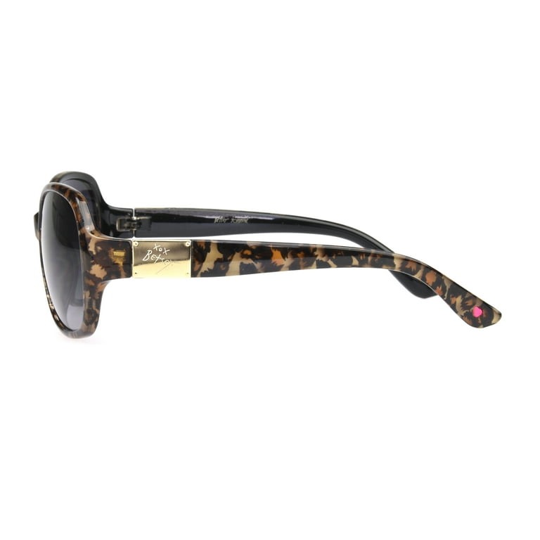 Betsey Johnson Women's Oversized Square Leopard Sunglasses, Size: One size, Brown Betsey Johnson Women's Oversized Square Leopard Sunglasses, Size: One size, Brown