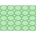 thumbnail image 1 of Ahgly Company Machine Washable Indoor Rectangle Transitional Mint Green Area Rugs, 5' x 7', 1 of 7