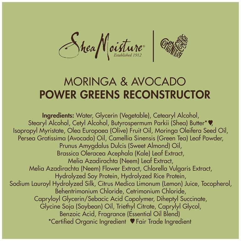 SheaMoisture Moringa & Avocado Power Greens Conditioner, 8 oz photo 7