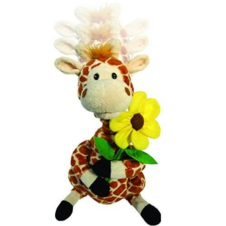 Giraffe Stuffed Toy - Cuddle Barn® Gerry the Giraffe Animated Singing Musical Plush Toy, 12” Super Soft Cuddly Stuffed Animal, Neck Stretches and Grows Taller while he Sings “(Your Love Lifts Me) Higher & Higher
