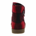 thumbnail image 3 of Indigo Rd. Womens Ashley Faux Fur Closed Toe Ankle Fashion Boots, Red, Size 9.5, 3 of 5
