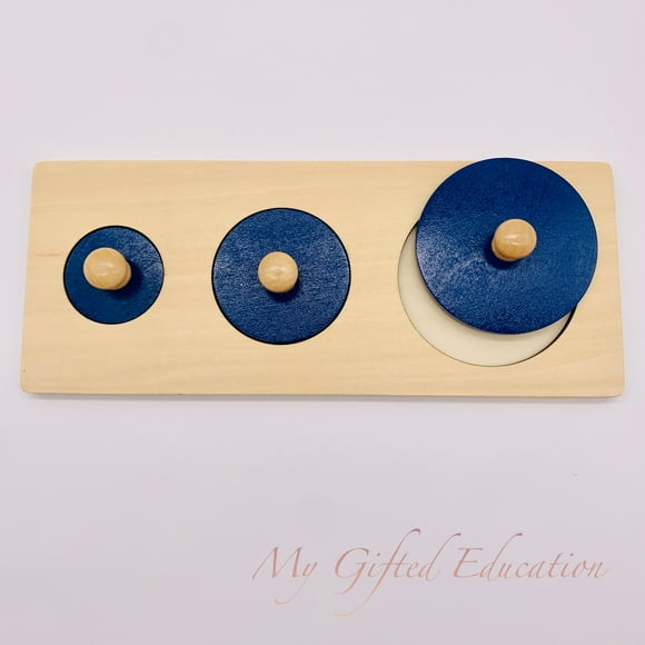 Casse-têtes à Chevilles Formes Géométriques Montessori - Cadeau Waldorf - Jouet Sensoriel en Bois de Mathématiques et de Traçage - Classe d'Enseignement à la Maison - Nourrisson Tout-Petit Préscolaire