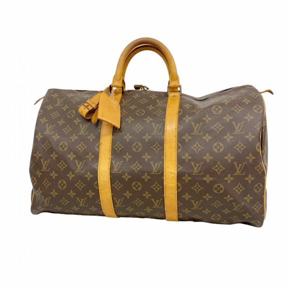 Pre-Owned Louis Vuitton Bags - Boston Monogram Keepall 50 M41426 Brown Men's & Women's