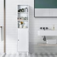 thumbnail image 3 of Costway Armoire de Rangement de Salle de Bains Armoire de Bain Armoire de Rangement Présentoir, 3 of 10