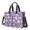 Unicorn and Ice Cream Purple Pattern, variant on Unicorn and Rainbow Purple Pattern Canvas Messenger Tote Bag, Nurse Handbag with Multi Pockets & Removable Strap, Durable Canvas Gifts for Women Men Teacher Nurse
