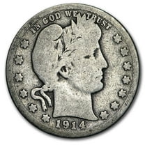 1914-D Barber Quarter Good/VG