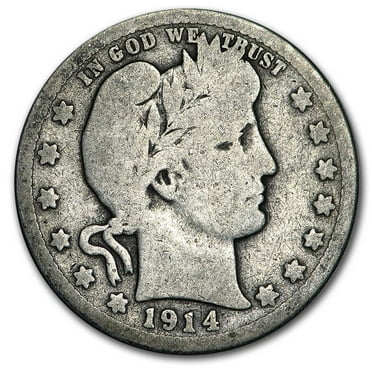 1914-D Barber Quarter Good/VG