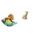 thumbnail image 1 of figura de caracola,Figura de caracola de vidrio soplado a mano,adorno marino,Escultura animal,estatua,estatuilla artesanal moderna,Figura de escritorio,Estante de estatua de gato para, 1 of 8