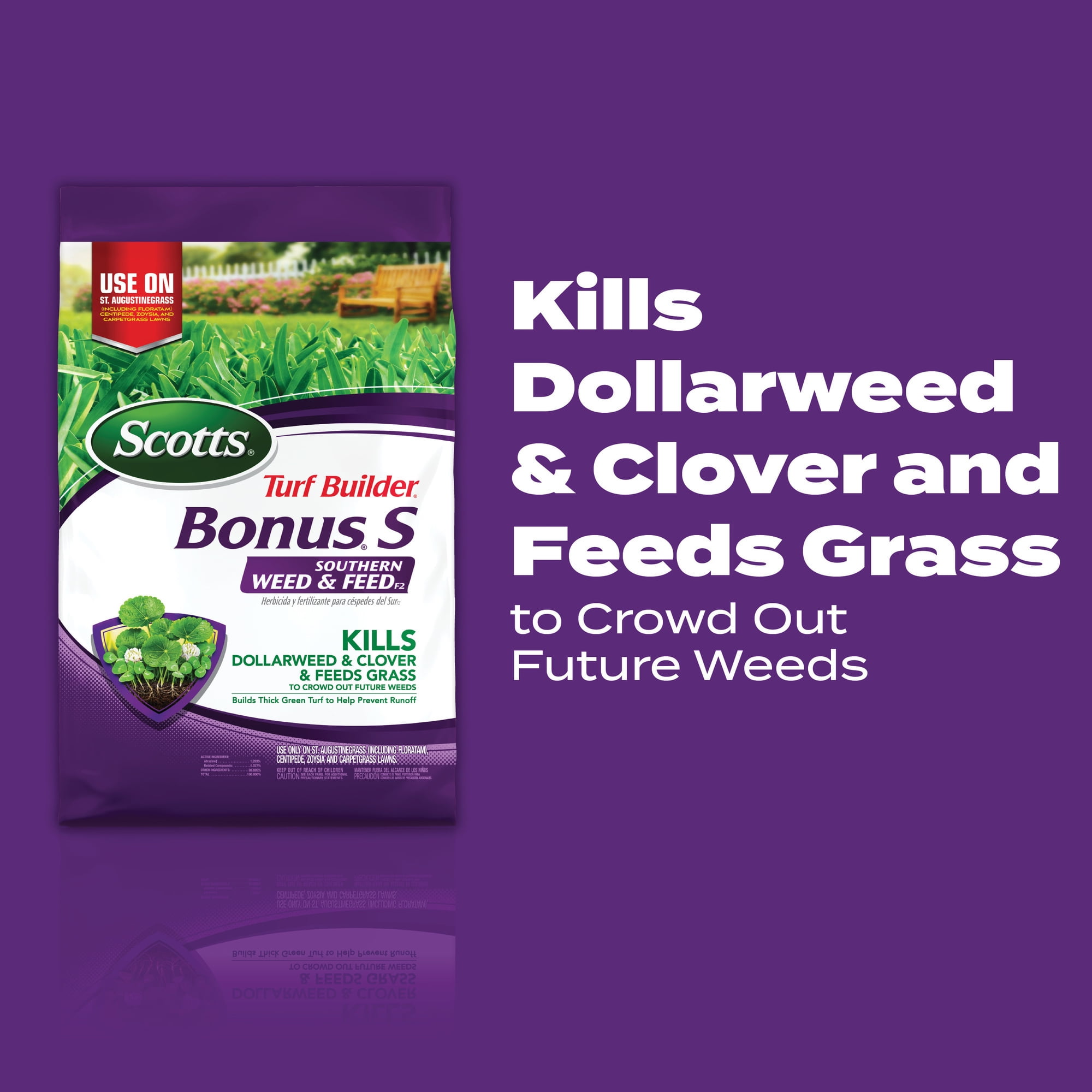 Scotts Turf Builder Bonus S Southern Weed & FeedF2, 17.24 lbs.