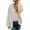 Beige, variant on ShomPort Women's Thick Cardigan Oversized Open Front Long Sleeve Knit Sweaters Outwear Coat