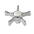 thumbnail image 4 of Kingston Brass KS1241NX Hamilton Double-Handle Wall-Mount Bridge Kitchen Faucet, Polished Chrome, 4 of 5