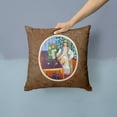 thumbnail image 2 of Carolines Treasures 7265PW1414 Lady with her Pug Fabric Decorative Pillow  14Hx14W multicolor, 2 of 4