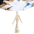 thumbnail image 4 of Maniquí de madera de 5,5 pulgadas, Mini boceto Flexible, dibujo de figuras de madera, modelos articulados, rompecabezas, juguete, decoraciones para el hogar, 4 of 12