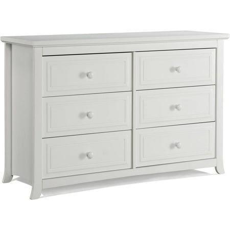 Graco Kendall 6 Drawer Double Dresser White Walmart Com