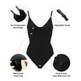 thumbnail image 5 of INNERSY Adjustable Shapewear Bodysuit for Women with Comfortable Fabric and Tummy Control (M/L,Black), 5 of 8