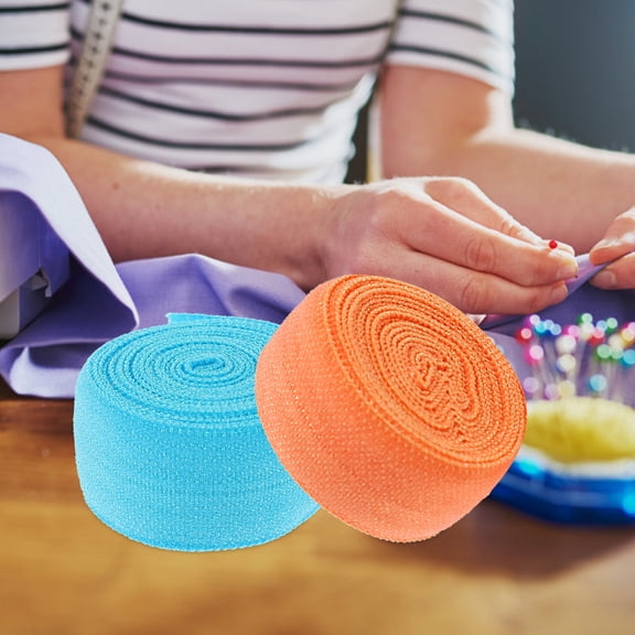 Homoyoyo Assorted Color Knitted Elastic Bands for Sewing, Crafts, Clothes, and Apparel Projects