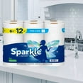 thumbnail image 5 of Sparkle Pick-A-Size Paper Towels, 2 Ply Tissue Roll with Thirst Pocket for Home Food Prep Cleaning Wiping Drying Kitchen Bathroom Supplies (6 Double Rolls = 12 Regular Rolls) & CUSTOM Storage Carrier, 5 of 8
