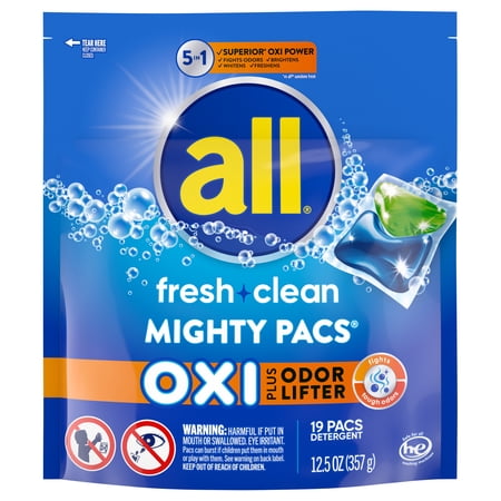all Mighty Pac Oxi Plus Odor 19 Pacs