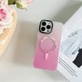 thumbnail image 2 of Allytech iPhone 13 Case, Compatible with Magsafe Wireless Charging Color Gradient Design Slim Anti-scratch Shockproof Shell Cover for Apple iPhone 13 6.1" - Pink, 2 of 2