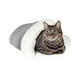 Photo 1 of ASPCA Cozy Slipper Pet Cat Bed, Gray