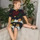 thumbnail image 4 of Balery Merry Christmas Elk Conjunto de Pijama Infantil de Manga Corta con Estampado – Ropa de Dormir de Algodón Suave-4X-Large, 4 of 6