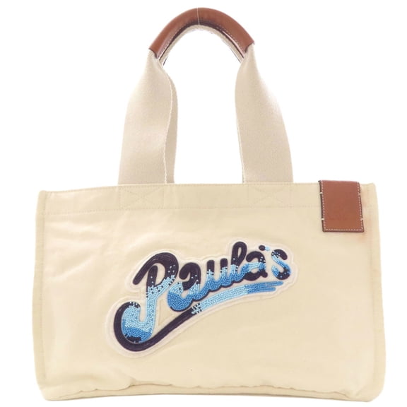 Pre-Owned Loewe Paula's Ibiza Cabas Tote Bag, Canvas, Women's