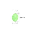 thumbnail image 2 of Uxcell 8x5mm Oval Soft Plastic Luminous Glow Fishing Beads Tackle Tool Green 200 Pieces, 2 of 5