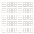 thumbnail image 1 of 30 Pcs 1:12 Dollhouse Miniature DIY Wooden Windows Doll Home Furniture Craft Shoot Props for Dollhouse Decoration White 4x4cm, 1 of 4