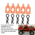 thumbnail image 3 of 10Pcs Clips de Corps Robustes et Durables RC pour Voiture Axiale 1/24 SCX24 AXI206000 RC, Fer et Matière Plastique Avancés, et Conception de Poignée Unique, 3 of 8