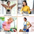 thumbnail image 4 of GKTG Air Mesh Back Brace for Men Women Lower Back Pain Relief Adjustable Lumbar Support Belt for Work for Sciatica Scoliosis, 4 of 5