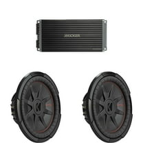 Kicker (2) 48CWRT122 CompRT 12" Subwoofer, DVC, 2-ohm w/ 47Key5001 Amp Bundle