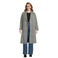 thumbnail image 2 of Jason Maxwell Women's and Women's Plus Long Coat with Tie Belt, Sizes S-3X, 2 of 5