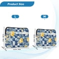 thumbnail image 4 of FORMRS 15-15.6 inch Laptop Sleeve Case Soft Carrying Quilted Computer Bag Cover, Retro Plaid Lemon, 4 of 7
