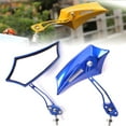 Taosunzt 2Pcs Universal Motorcycle Mirror Aluminum Alloy Bar End Side