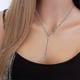 thumbnail image 4 of 2pcs Simple Cross Pendant Statement Necklace Fashion Jewelry Choker, 4 of 4