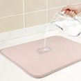 thumbnail image 3 of Unique Bargains Absorbent Microfiber Kitchen Mat Stone Drying Mat Coffee 19.7*15.0 in, 3 of 6