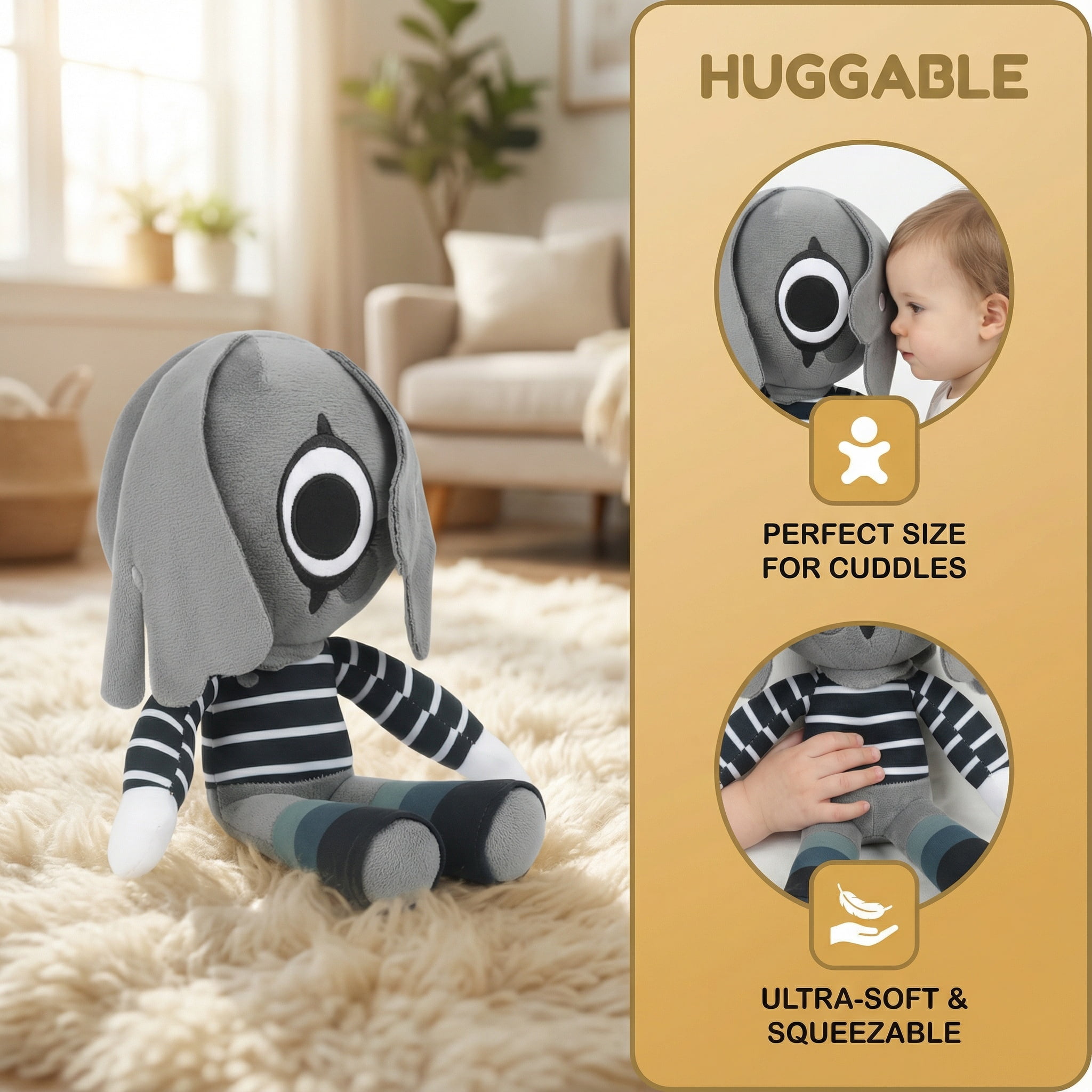 Dandy's World Plush Blot Plush Toys Horror Game Goob Pebble Dandy Plushie Cute Pillow Doll Toy For Children Gifts Getaway