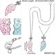 thumbnail image 2 of 2 Pack Puzzle Heart Shape Friendship Best Friend Pendant Necklace Alloy Pendant Friendship Jewelry for Girls Women Graduation Day Party Gifts---Produc, 2 of 5